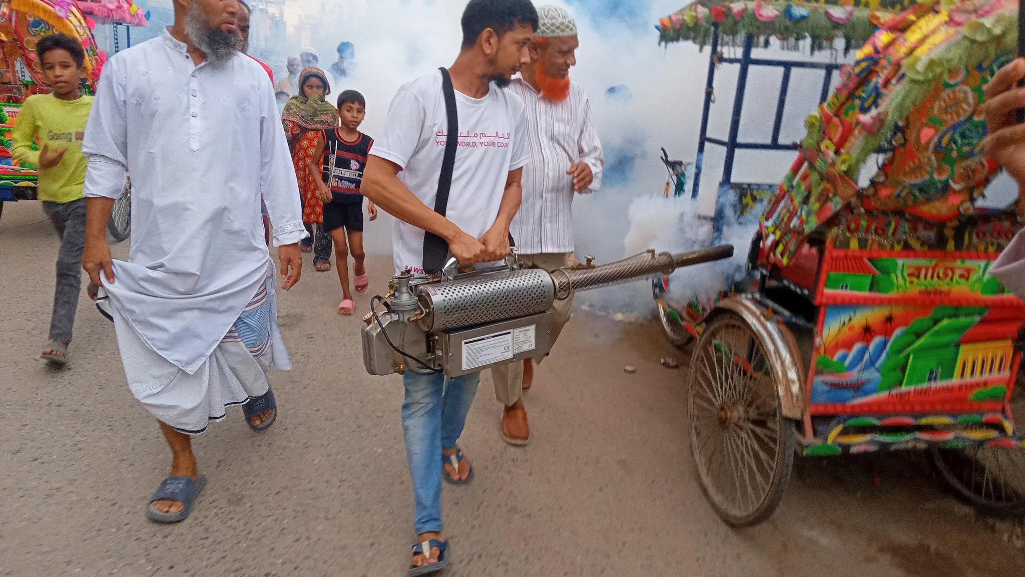 সোসাইটি ফর ন্যাশনাল চ্যারিটি-র উদ্যোগে হাজারীবাগে মশকনিধন অভিযান