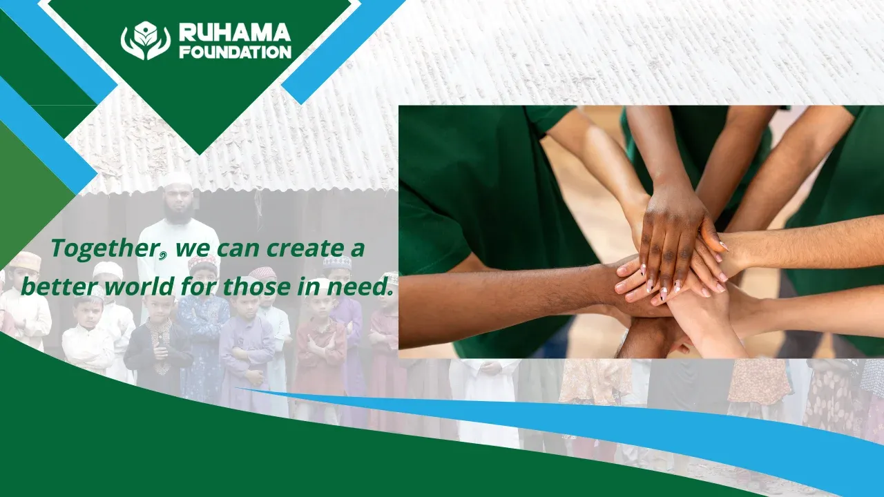 Together, we can create a better world for those in need.