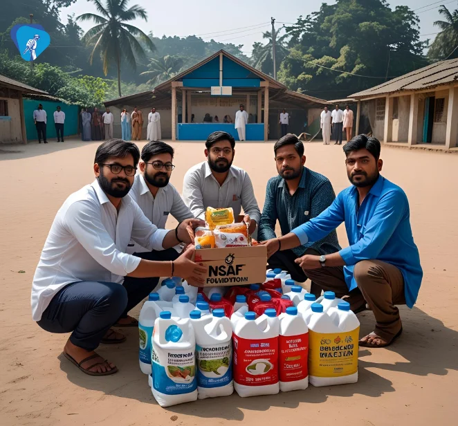distribution food and water